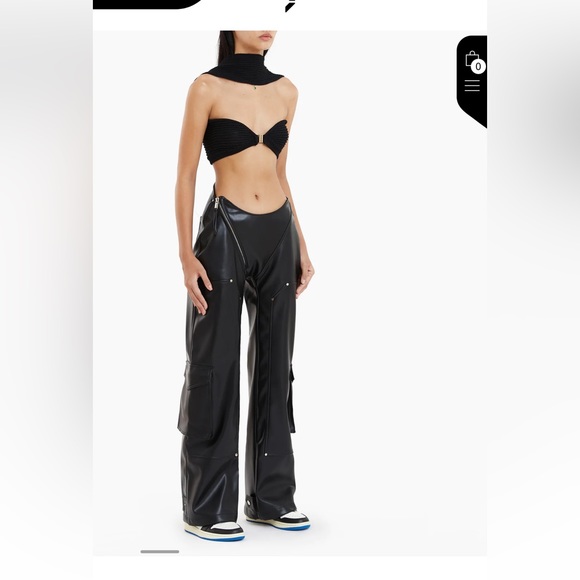 RUVE AMAJ PANTS-LEATHER (Brand new w tags) - Picture 2 of 8